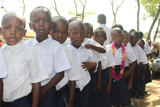 Infant school opening Ifakara Tanzania